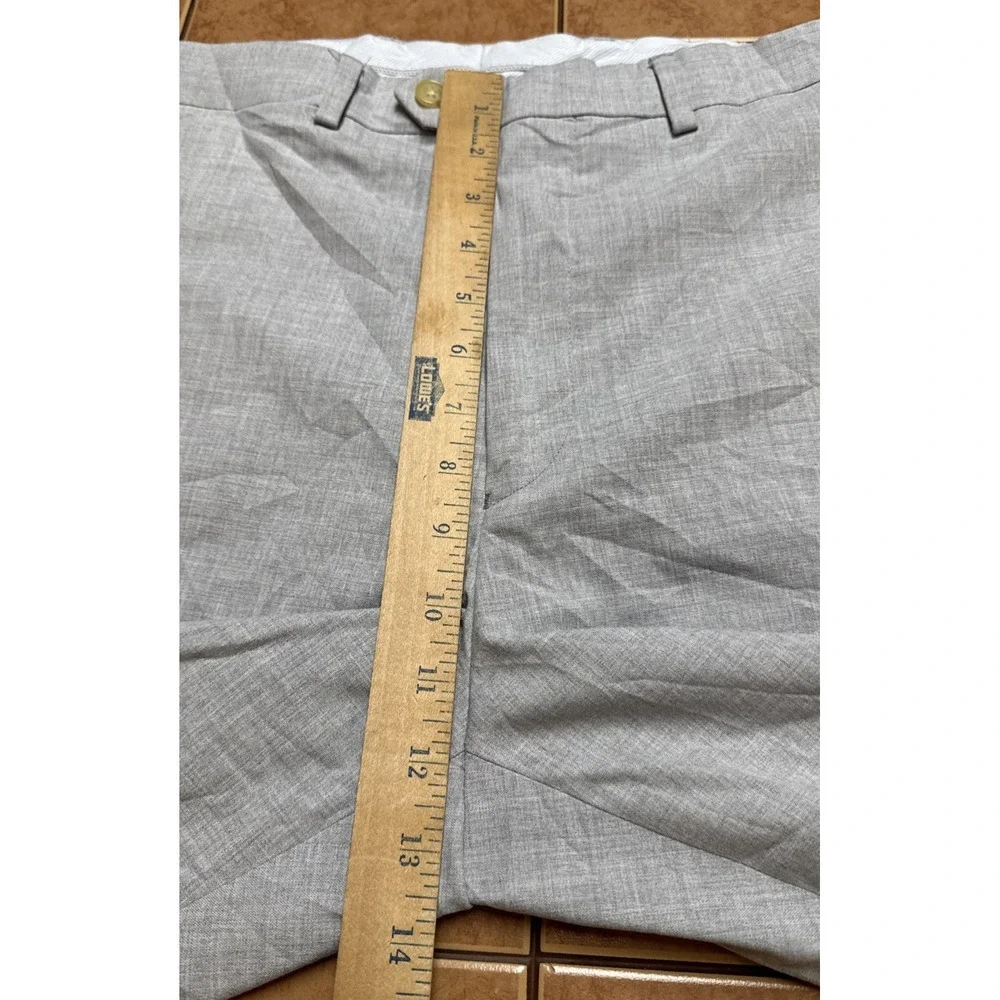 Ralph Lauren White Label Pants Mens 40 x‎ 32 Slim Fit Gray Poly Viscose Stretch